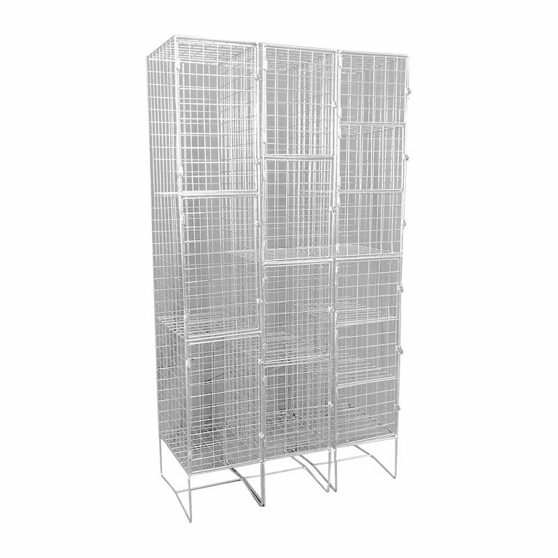 wire mesh lockers galvanized